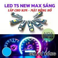 Bóng đèn led T5 3SMD 3030 gắn mặt đồng hồ xe máy DC12v