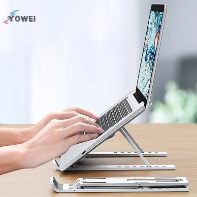Giá đỡ máy tính xách tay đa năng YOWEI Giá đỡ máy tính xách tay có thể điều chỉnh để chống trượt Giá đỡ đế làm mát có thể gập lại cho máy tính xách tay / máy tính bảng / điện thoại VN