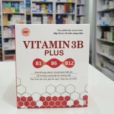 Vitamin 3B Plus ( B1, B6, B12), bổ sung vitamin và khoáng chất cho cơ thể