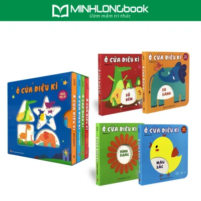 Sách: Combo Ô Cửa Diệu Kì - Sách Ehon Bìa Cứng Đục Lỗ Cho Bé 0 - 3 Tuổi