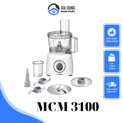 BOSCH MULTITALENT MCM3100 / MCM3200 / MCM4100 / MCM4200 / BOSCH MFW3520W Multifunctional Food Grinder, Bosch Meat Grinder, Capacity 800W, 20 Functions for Grinding Meat, Vegetables, Fruits, Food, Imported from Germany, 12 Month Warranty