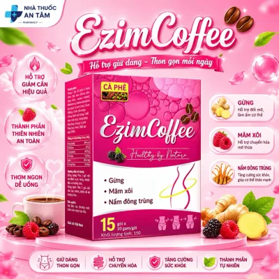 Cà Phê Giảm Cân Ezim Coffee Giữ Dáng,Giảm Cân, An Toàn [Chính hãng]