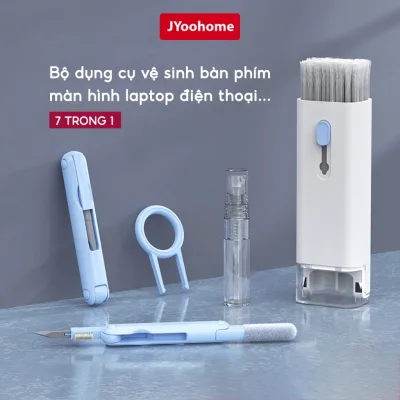 Bộ Dụng Cụ Vệ Sinh Laptop Máy Tính SMTech Bộ Vệ Sinh Bàn Phím Màn Hình Tai Nghe Điện Thoại Nhỏ Gọn