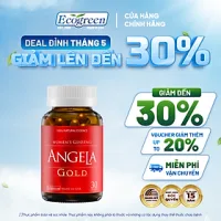 [Hộp 30v] Viên Uống ANGELA GOLD Hỗ Trợ Sức Khỏe, Sắc Đẹp Và Sinh Lý Nữ