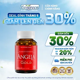 [Hộp 30v] Viên Uống ANGELA GOLD Hỗ Trợ Sức Khỏe, Sắc Đẹp Và Sinh Lý Nữ