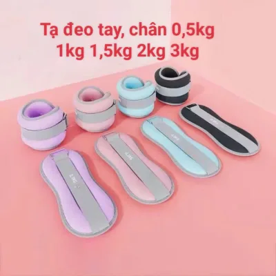 Tạ đeo tay chân Tạ Chân Túi tạ chân dành cho gym Chất Liệu Bột Sắt Mịn Tập Gym Tập Yoga Tại Nhà