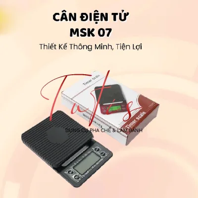 Cân nhà bếp MSK07 cân mã 5kg - Cân điện tử nhà bếp trừ bì