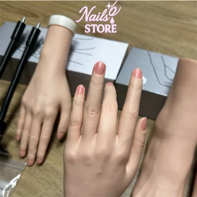 Bàn Tay Silicon Tập Làm Nails, chụp ảnh mẫu nails, vòng tay, lắc tay, đồng hồ