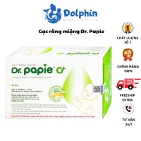 gạc răng miệng Dr Papie sạch miệng và bảo vệ răng miêng cho bé, sử dụng cho bé từ 0 ngày tuổi, an toàn cho bé sơ sinh