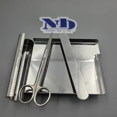 Sét khay đếm thuốc - Inox - Dùng trong phòng khám, Bệnh viện - Thiết bị Y tế Nguyễn Đăng