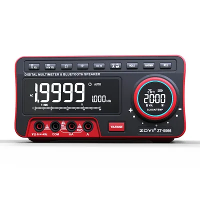 Đồng Hồ Đo Điện Vạn Năng Điện Tử Zoyi ZT-5566, T-5566SE Đo Điện Đa Năng 19999 Số Đếm, Mới Nhất 2020 Có Loa Bluetooth Không Dây Đo Điện Trở Cách Điện, Điện Áp AC DC - Hàng Chính Hãng BH 12 tháng - ABG Shop