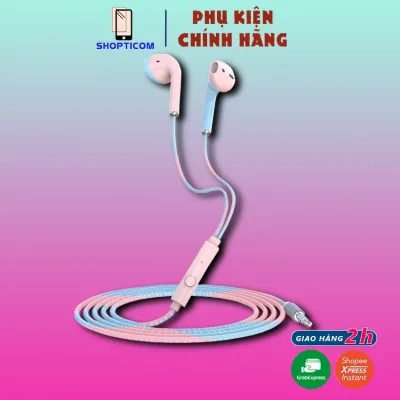 Tai nghe gaming có dây nhét tai U24, tai phone in ear chơi game chống ồn cho IP, pc, samsung, oppo, Xiaomi giá rẻ S P