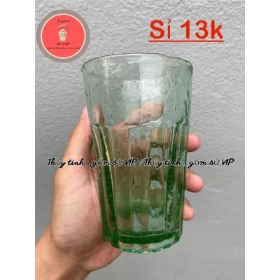 Cốc uống bia - Cốc bia Hà Nội thủy tinh 330ml loại 1 chịu lực tốt