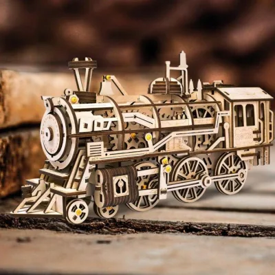 Diy laser cutter - Mechanical Gears Locomotive