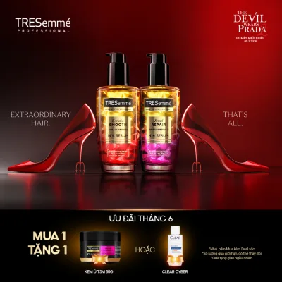 Serum TRESemmé Keratin Smooth / Bond Repair Cho Tóc Vào Nếp, Giảm Gãy Rụng 100ml