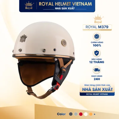 M379 Helmet, 1/2 Head Smooth, Fashionable and Dynamic Helmet for Men and Women Riding Motorcycles | Royal Helmet