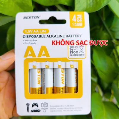 Pin kiềm Beston AA AAA 1.5V Alkaline cho Micro karaoke, đồ chơi , điều khiển, bền bỉ và an toàn
