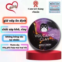 Sáp vuốt tóc nam Volcanic Clay V5 Chính hãng tạo kiểu tóc giữ nếp tóc bồng đẹp chăm sóc tóc