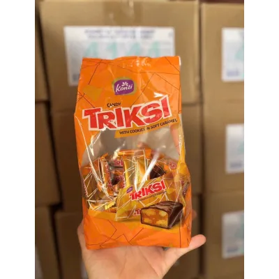 Kẹo Triksi Nhân Bánh Quy & Caramen Mềm 500g
