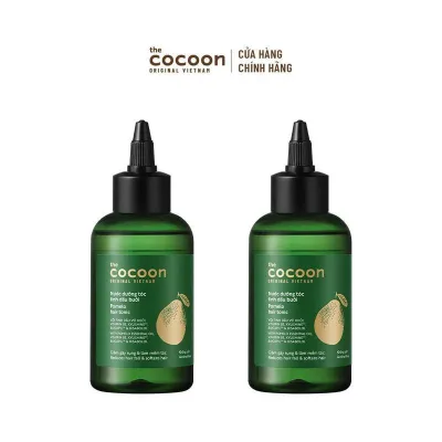 Combo 2 nước dưỡng tóc tinh dầu bưởi Cocoon ngăn ngừa gãy rụng và hỗ trợ mọc tóc 140ml