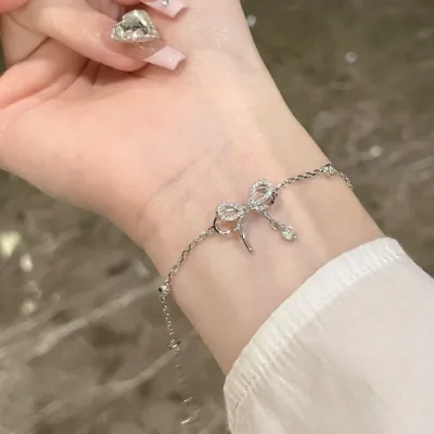Vòng tay nơ phong Nhật Hàn nữ sinh dễ thương độc đáo đa dụng quà tặng bạn gái bạn thân