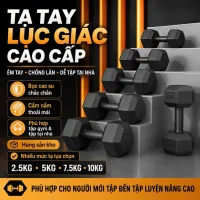 Tạ Tay 2KG 3KG 5KG 8KG Cement hàng cao cấp Yasu thể Dục Tại Nhà Tập Gym Yoga Pilates