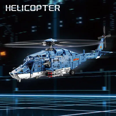 Assembled Armed Helicopter, Assembling Toys for Boys, Intelligence Toys & Collectible Gifts
