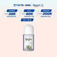 Lăn khử mùi chiết xuất thiên nhiên Refre Natural Rosemary Hương Thảo 40ml