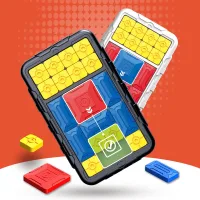 Super Slide Huarong Road Magnetic Induction Build-in 500 Levels Challenges Brain Development Toys Puzzles Teaching Board Game Gifts