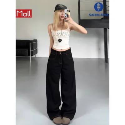 Quần Kaki Jeans ống suông Ver 1 Calem Club nhiều màu tôn dáng form unisex nam nữ