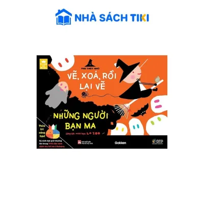 Sách Tủ sách vui để học - Sách tô màu - Dòng sách cầm tay - Vẽ, xóa, rồi lại vẽ - Những Người Bạn Ma - DTP