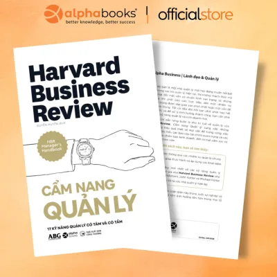 Sách HBR Manager's Handbook - Cẩm Nang Quản Lý - 17 Kỹ Năng Quản Lý Có Tâm Và Có Tầm (Bìa cứng) (Alpha Books)