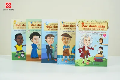 Sách thiếu nhi - Combo 5 cuốn - Tuyển tập những câu chuyện về các danh nhân nổi tiếng trên thế giới