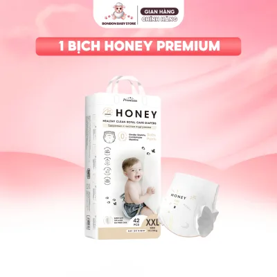 [1 BỊCH] Tã Bỉm Dán/Quần Honey Premium Chính Hãng Đủ Size Cho Bé Thoải Mái 4-20kg