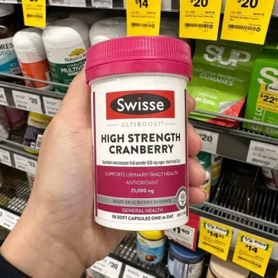 Viên uống hỗ trợ đường tiết niệu Swisse Cranberry 90 viên