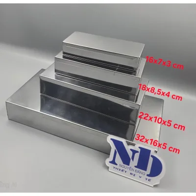 HỘP INOX 430 KÈM NẮP ĐẬY - Đựng Dụng Cụ Y tế, Spa , Khay Inox Có Nắp - Thiết bị Y tế Nguyễn Đăng