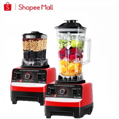 Máy Xay Sinh Tố Đa Năng PTLUXURY SC 1589 - Máy Xay Công Nghiệp 2 Cối Xay Công Suất 4500W [ HÀNG CHÍNH HÃNG ]
