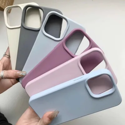Ốp Lưng iPhone TPU Đệm Nhung Chống bẩn, Bảo Vệ Camera - iP 6/6s/7/8/Plus/X/XS/XR/11/12/13/14/15/Pro/Max/Mini-SY