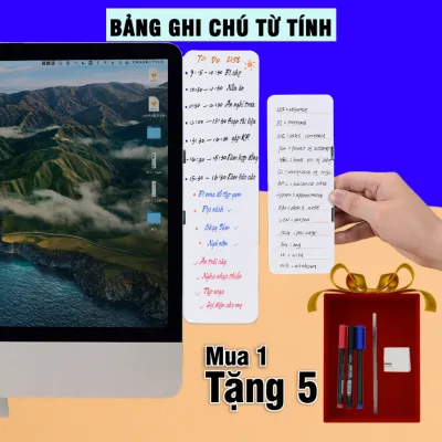 Bảng trắng ghi chú bảng viết lên plan ghi chú máy tính bảng lên kế hoạch từ tính có thể xoá được gắn lên mọi bề mặt