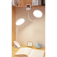 Đèn bàn LED đèn học kẹp bàn để bàn treo giá sách cảm ứng có 3 chế độ sáng bảo vệ mắt tiết kiệm điện chống ánh sáng xanh - Hàng chính hãng