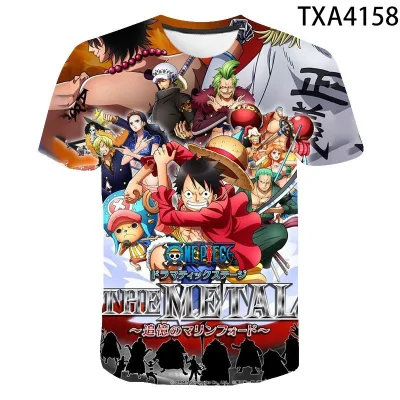 Mùa Hè Mới 2022 Anime Nhật Bản Áo nam Luffy Áo nam Lỏng Lẻo Phù Hợp Với Áo Sơ Mi Nam Áo nam Áo Sơ Mi Nam Áo nam Nam Áo nam Cho Nam