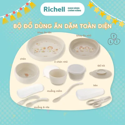 Bộ đồ dùng ăn dặm RICHELL Nhật TLI toàn diện | Baby