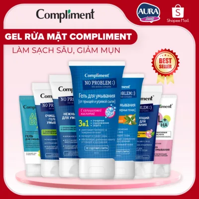 Gel Rửa Mặt Compliment Salicylic Acid 3in1 200ml Giúp Làm Sạch Sâu Dành Cho Mọi Loại Da