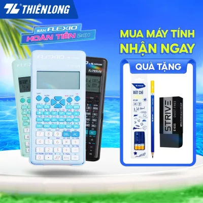 Máy tính khoa học Thiên Long Flexio Fx799VN - Máy tính học sinh, sinh viên, bảo hành 7 năm, được phép mang vào phòng thi