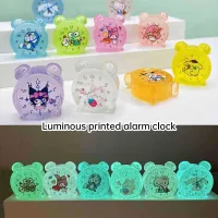 🏵️🏵️ Dễ Thương Đồng Hồ Báo Thức mini Bằng Nhựa resin Dạ Quang diy Để Bàn Trang Trí Phòng Ngủ / Chậu Cây Cảnh/Xe Hơi