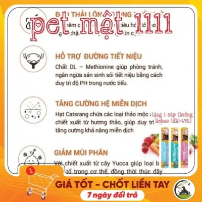 Thức ăn cho mèo Catsrang - Hạt thức ăn khô cho mèo Catsrang Hàn Quốc - Thức ăn hạt Catsrang 5kg CHỈ BÁN CHIẾT