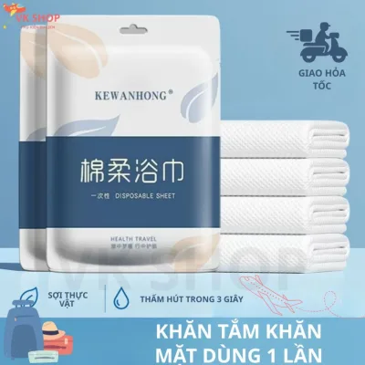 Combo Khăn Tắm Và Khăn Mặt Dùng 1 Lần | Du Lịch, Spa, Khách Sạn, Tiện Lợi Vệ Sinh
