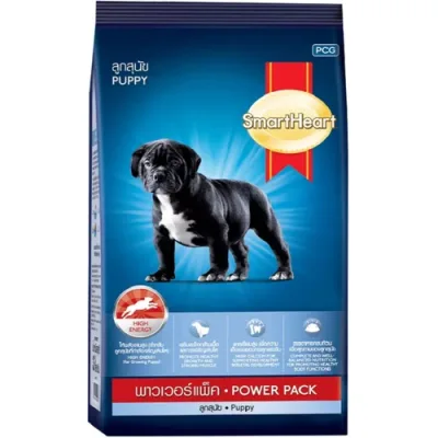 Hạt chó con SmartHeart Power Pack Pyppy Thức ăn cho chó con 3kg Petemo Pet Shop