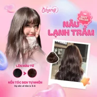 Thuốc Nhuộm Tóc Màu NÂU LẠNH TRẦM Không Tẩy | Chenglovehair, Chenglovehairs