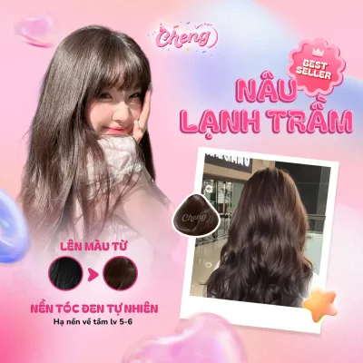 Thuốc Nhuộm Tóc Màu NÂU LẠNH TRẦM Không Tẩy | Chenglovehair, Chenglovehairs